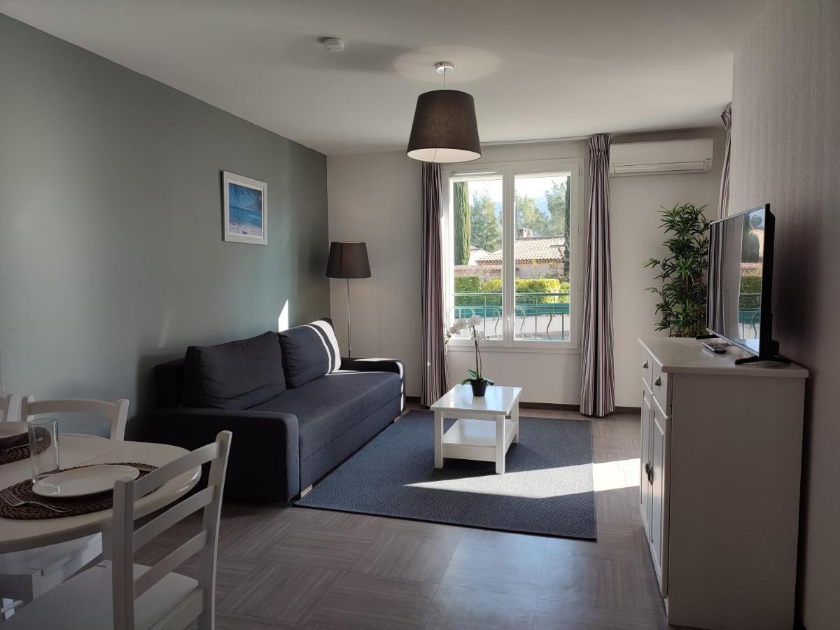 Le Romarin - Climatisation Piscine & Parking Prive Leilighet Gréoux-les-Bains Eksteriør bilde
